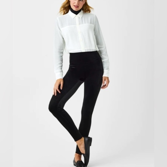Spanx Velvet Leggings Style 2070 Size XL - Picture 1 of 10